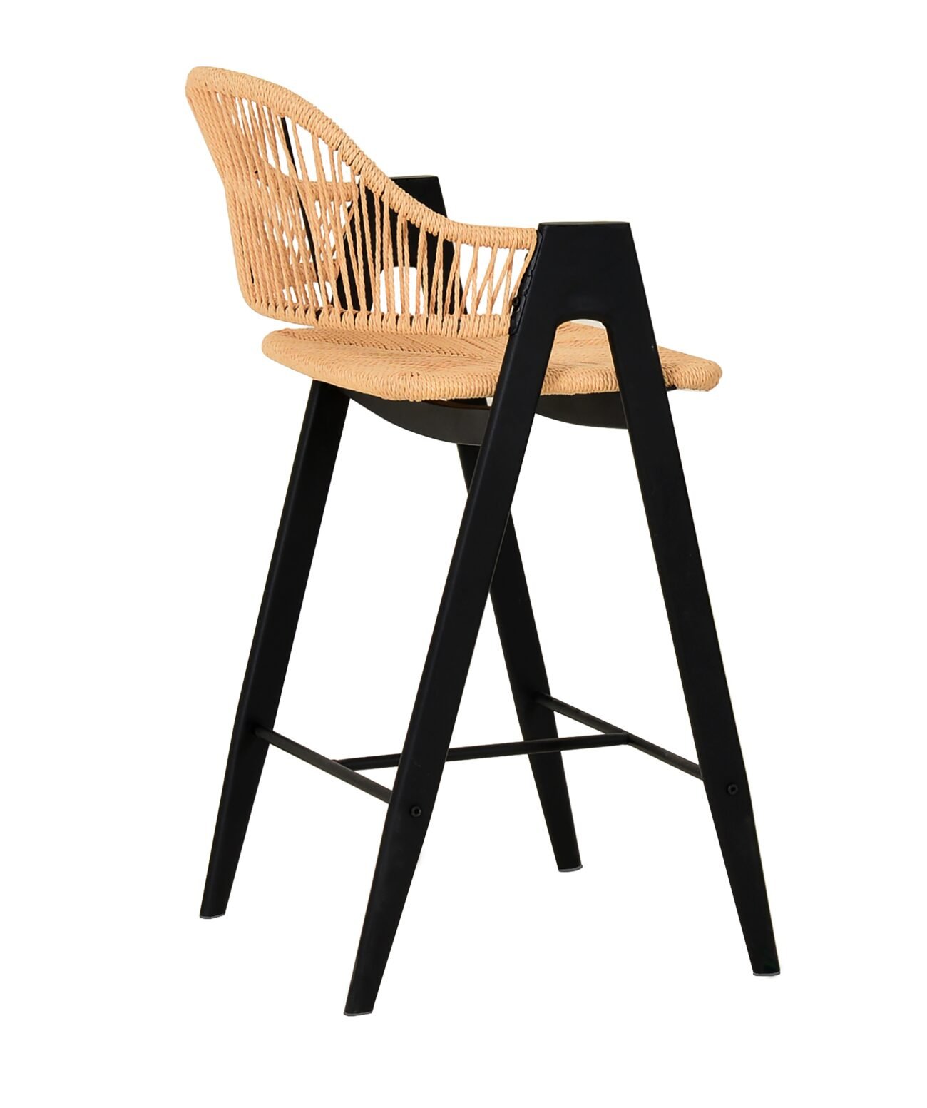 Modrest Gayle - Modern Rattan Counter Stool Set of 2