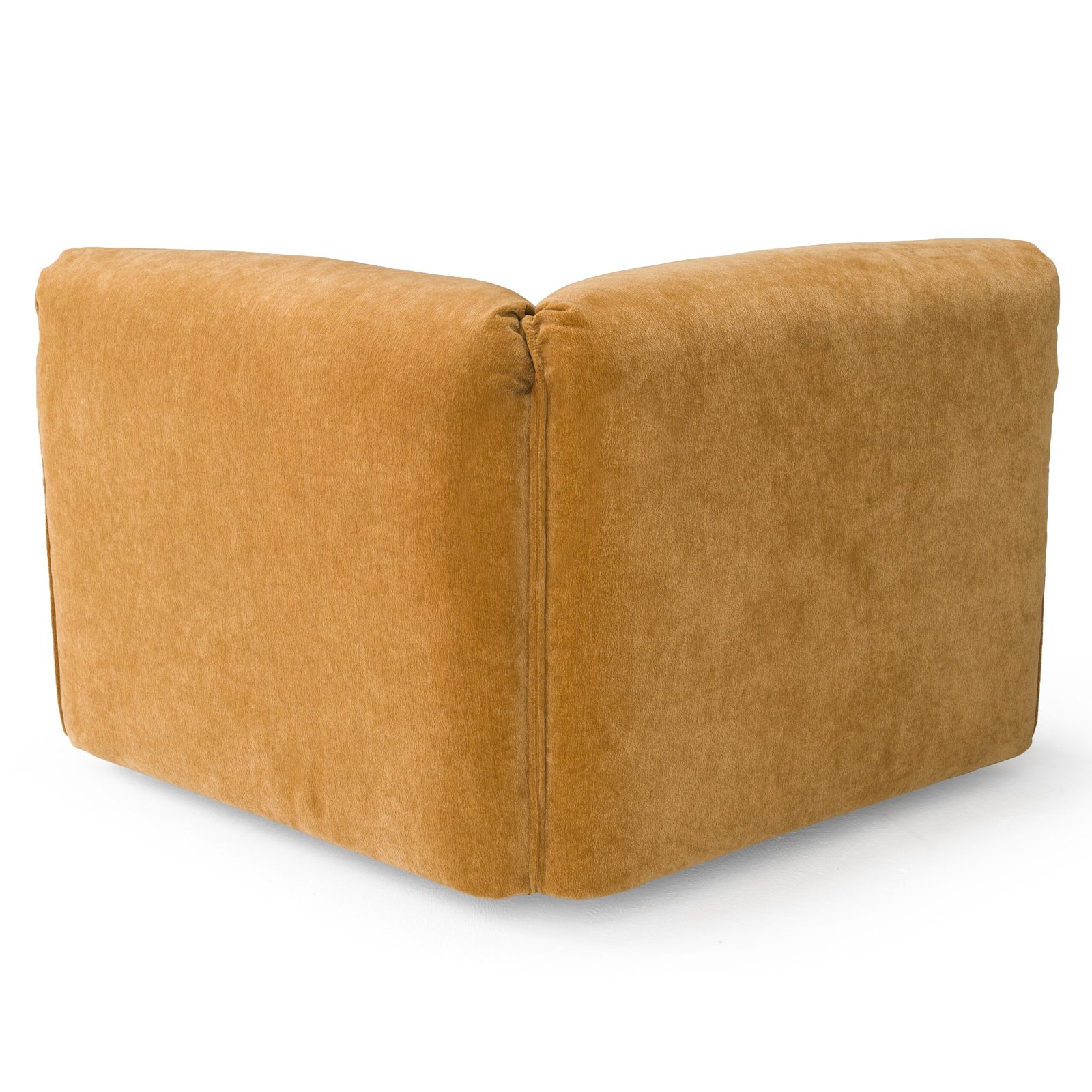 Divani Casa Gene - Modern Ochre Fabric Modular Corner Sectional Seat - Image 2