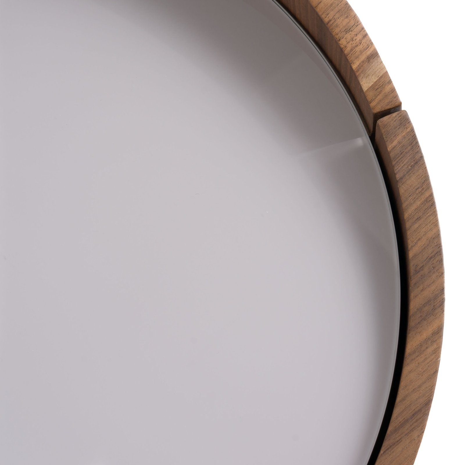 Modrest Geneva - Modern Walnut Round Nightstand - Image 5