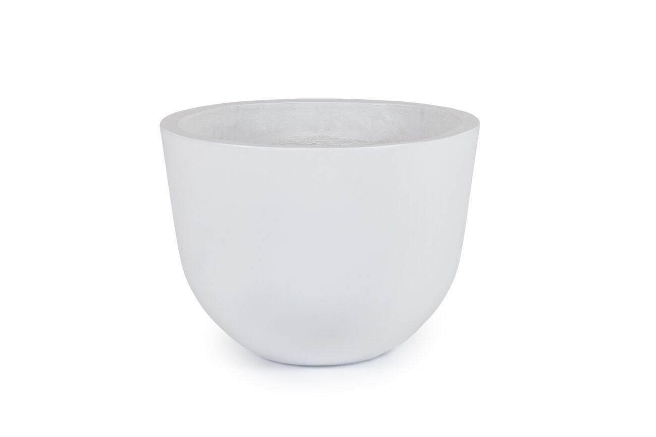 Modrest Goliad - Modern White Concrete Planters - Set of 3 - Image 2
