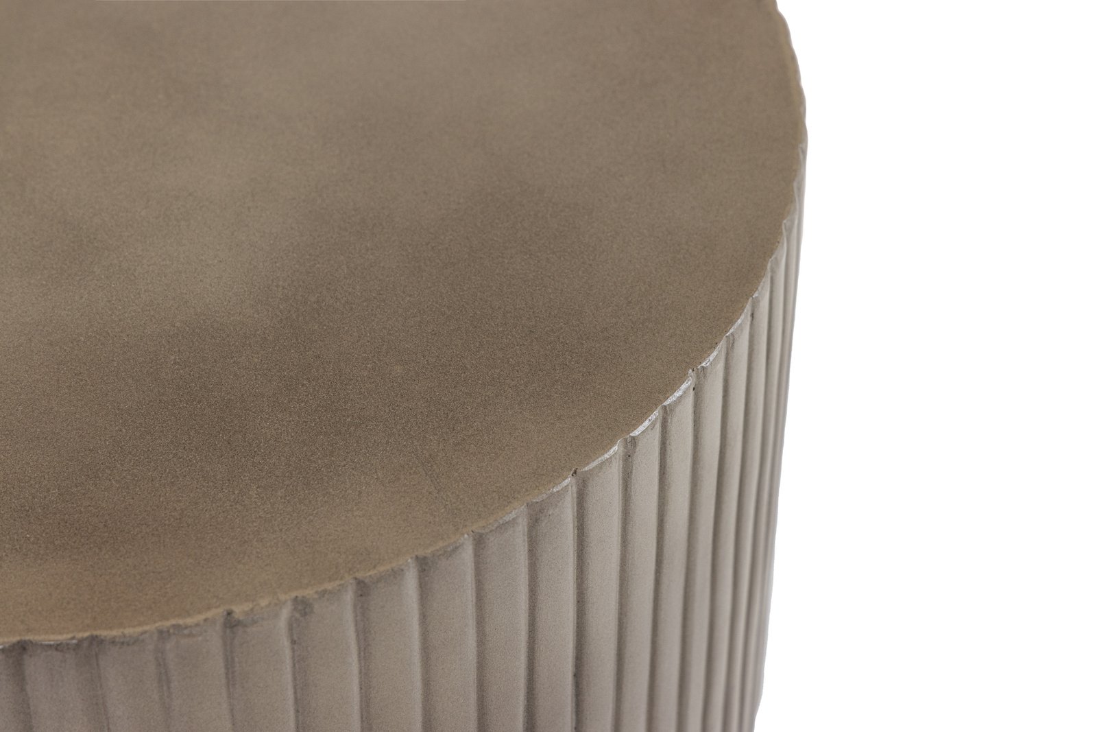 Modrest Gruver - Modern Grey Concrete End Table - Image 4