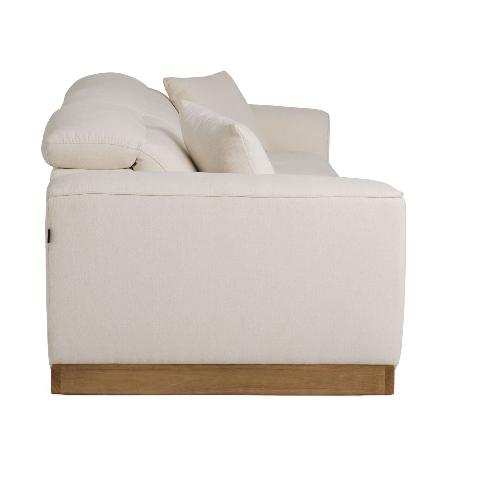 Divani Casa Hagerty - Modern Off-White Fabric Sofa With 2 Power Recliners - Image 4