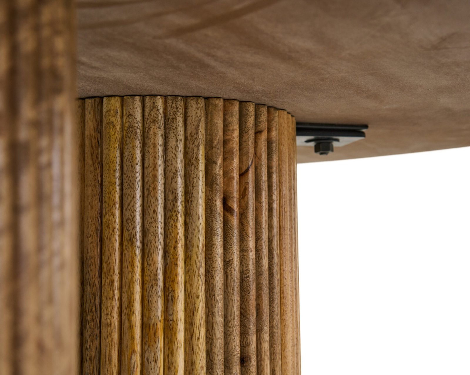 Modrest Hayden - Modern Marble + Wood Round Dining Table - Image 3