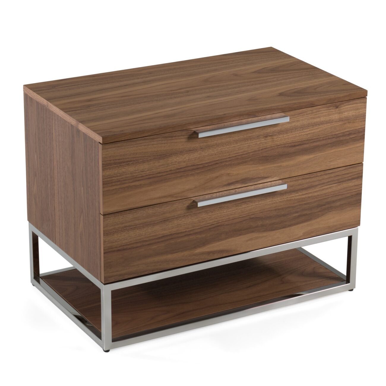 Modrest Helenora - Modern Walnut Nightstand - Image 2