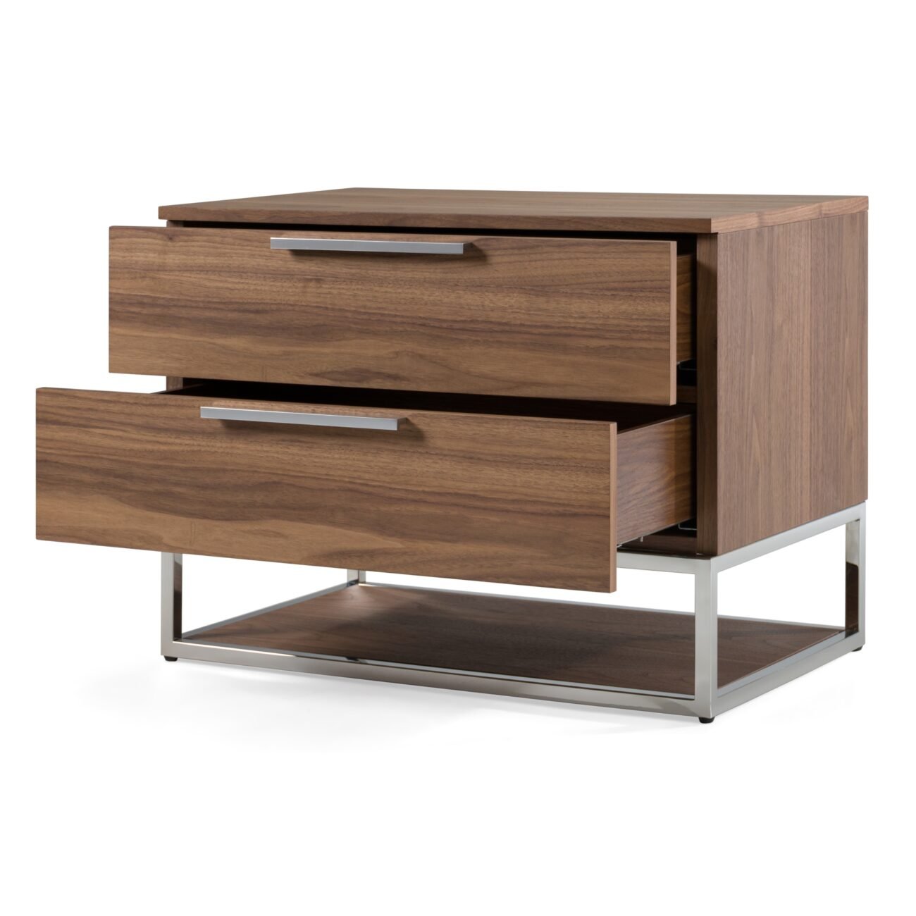 Modrest Helenora - Modern Walnut Nightstand - Image 5