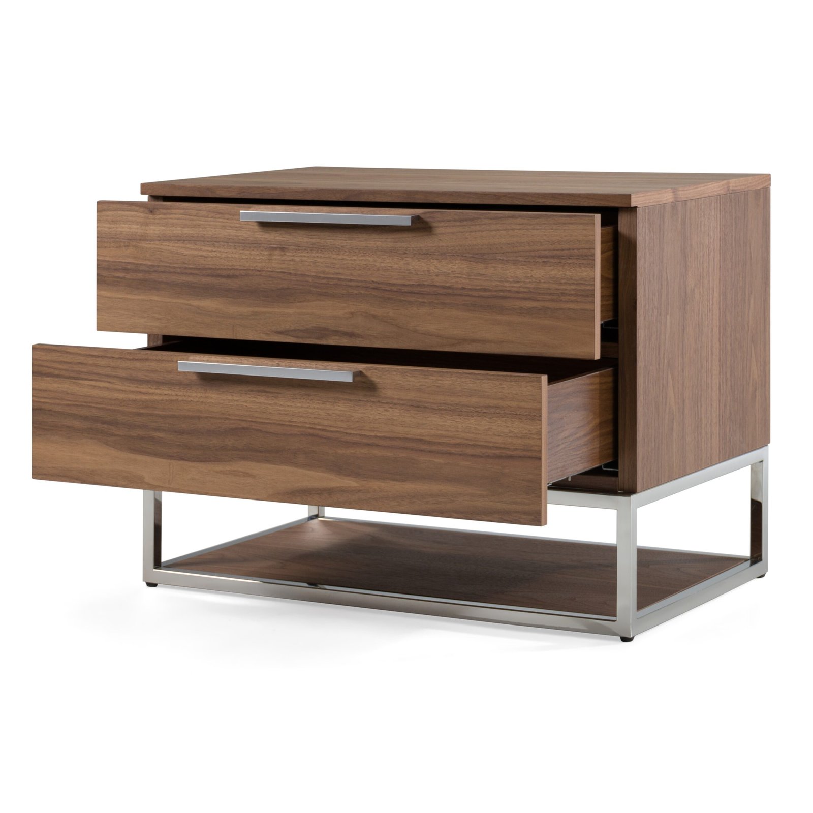 Modrest Helenora - Modern Walnut Nightstand - Image 5