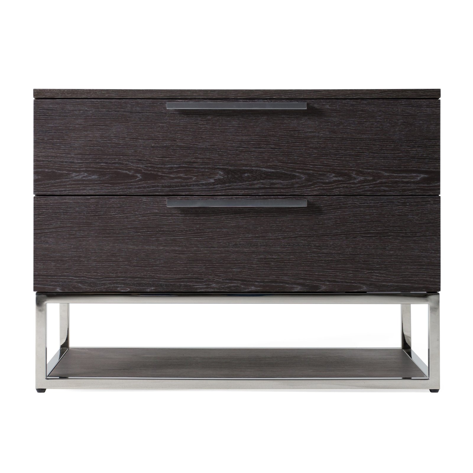 Modrest Helenora - Modern Grey Elm Nightstand