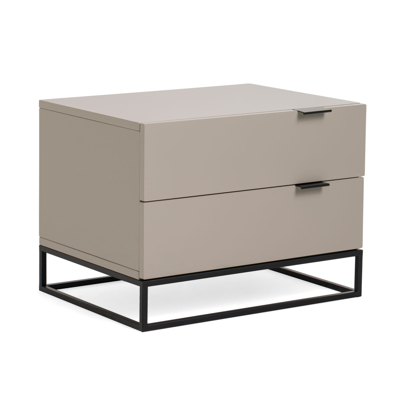 Modrest Hera Modern Grey Nightstand - Image 2