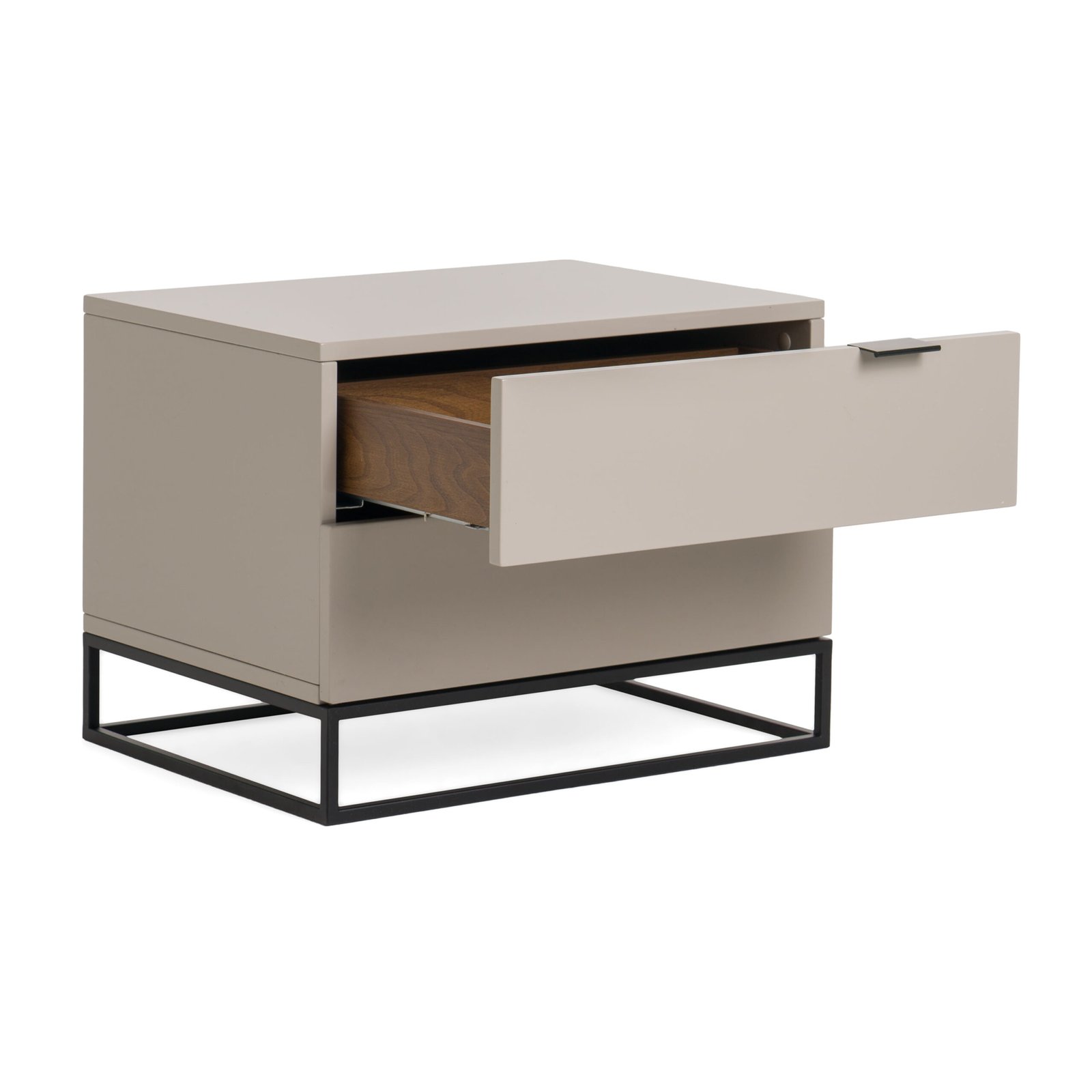 Modrest Hera Modern Grey Nightstand - Image 5