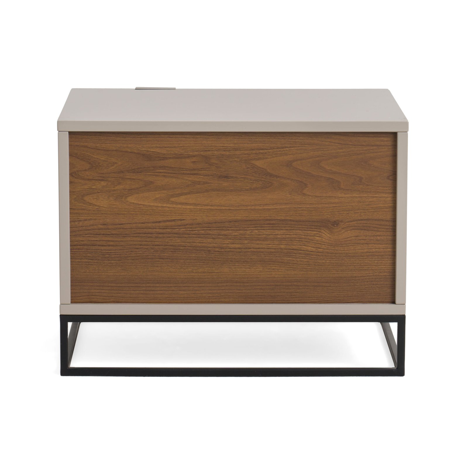Modrest Hera Modern Grey Nightstand - Image 4