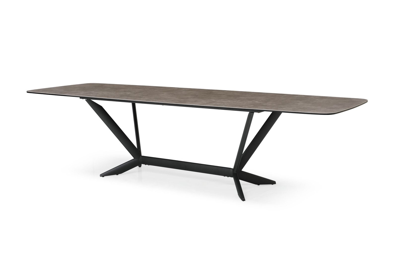 Modrest Herzog - Modern Grey Ceramic Dining Table - Image 2