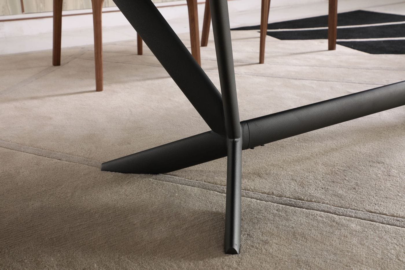 Modrest Herzog - Modern Grey Ceramic Dining Table - Image 5