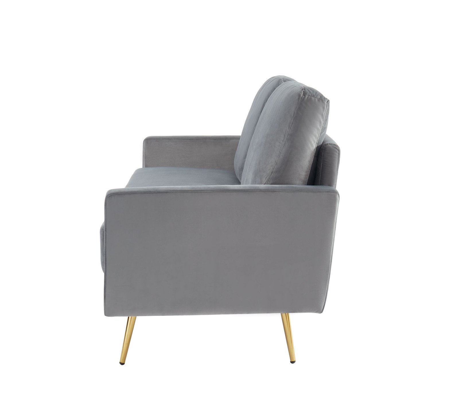 Divani Casa Huffine - Modern Grey Fabric Sofa - Image 2