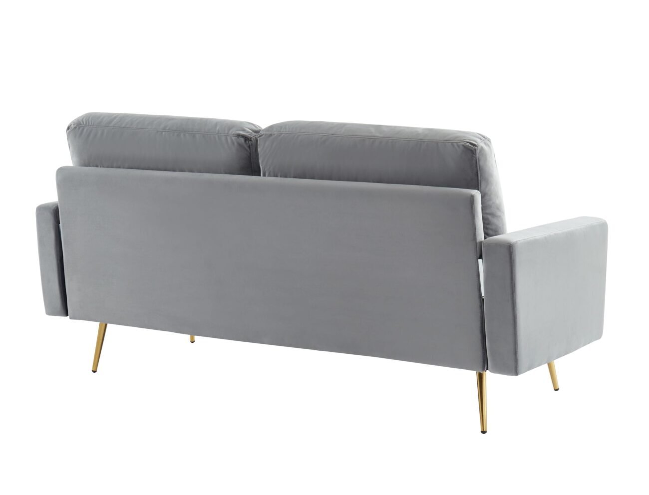 Divani Casa Huffine - Modern Grey Fabric Sofa - Image 3