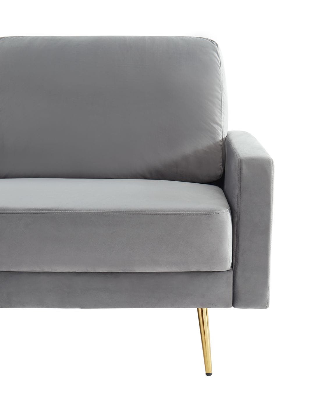 Divani Casa Huffine - Modern Grey Fabric Sofa - Image 5