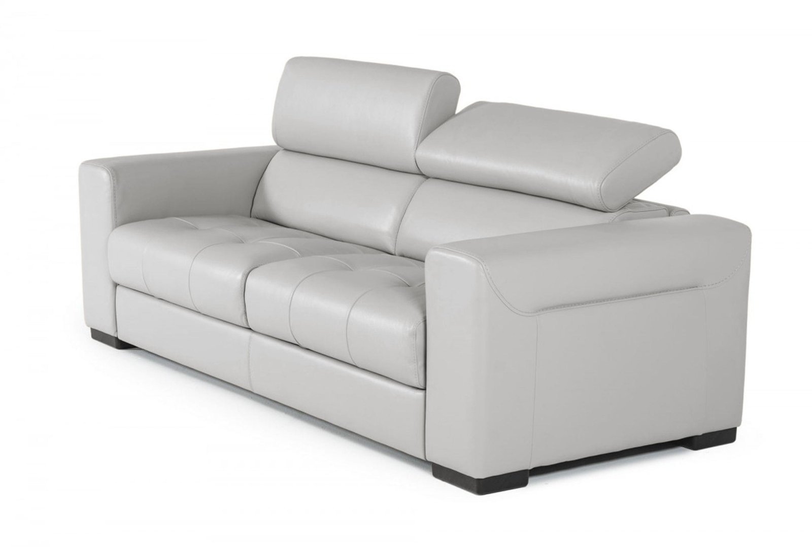 Lamod Italia Icon - Modern Italian Grey Leather Sofa Bed - Image 5