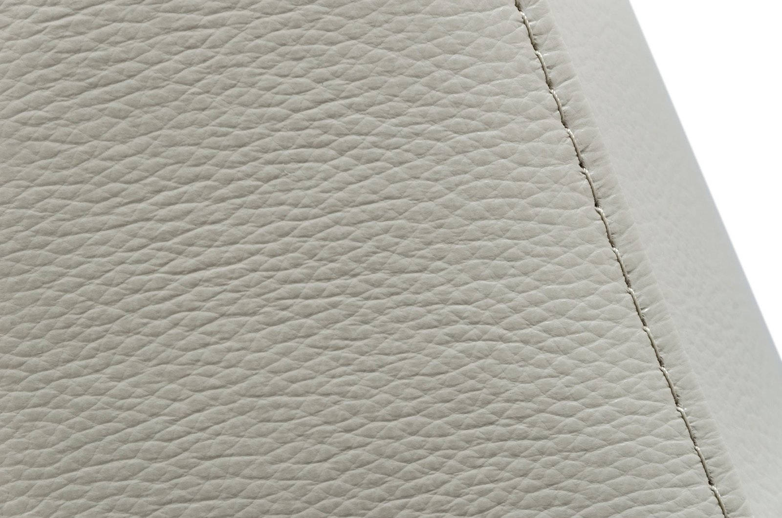 Divani Casa Jacoba - Modern Light Grey Leather Sofa - Image 2