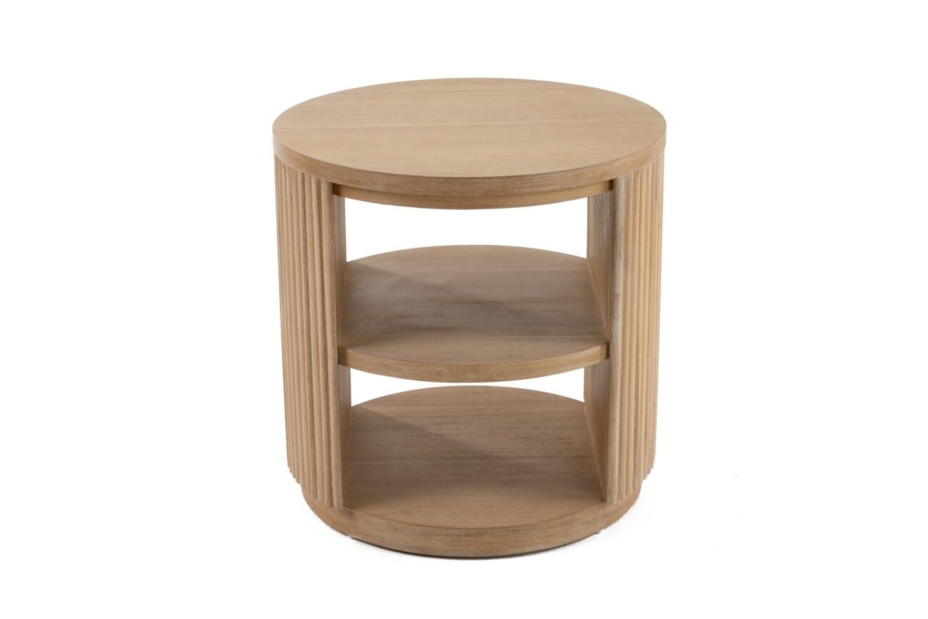 Modrest Jacobson - Modern Natural Acacia End Table - Image 3