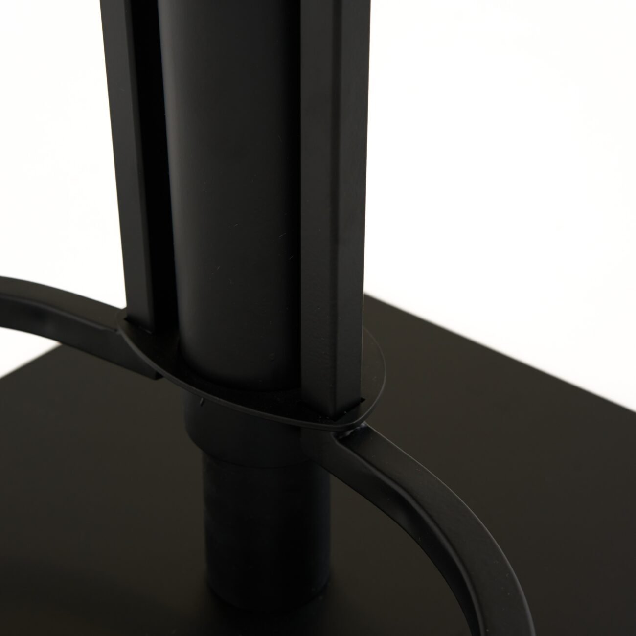 Modrest Jaffee - Industrial Black Eco-Leather Bar Stool - Image 5