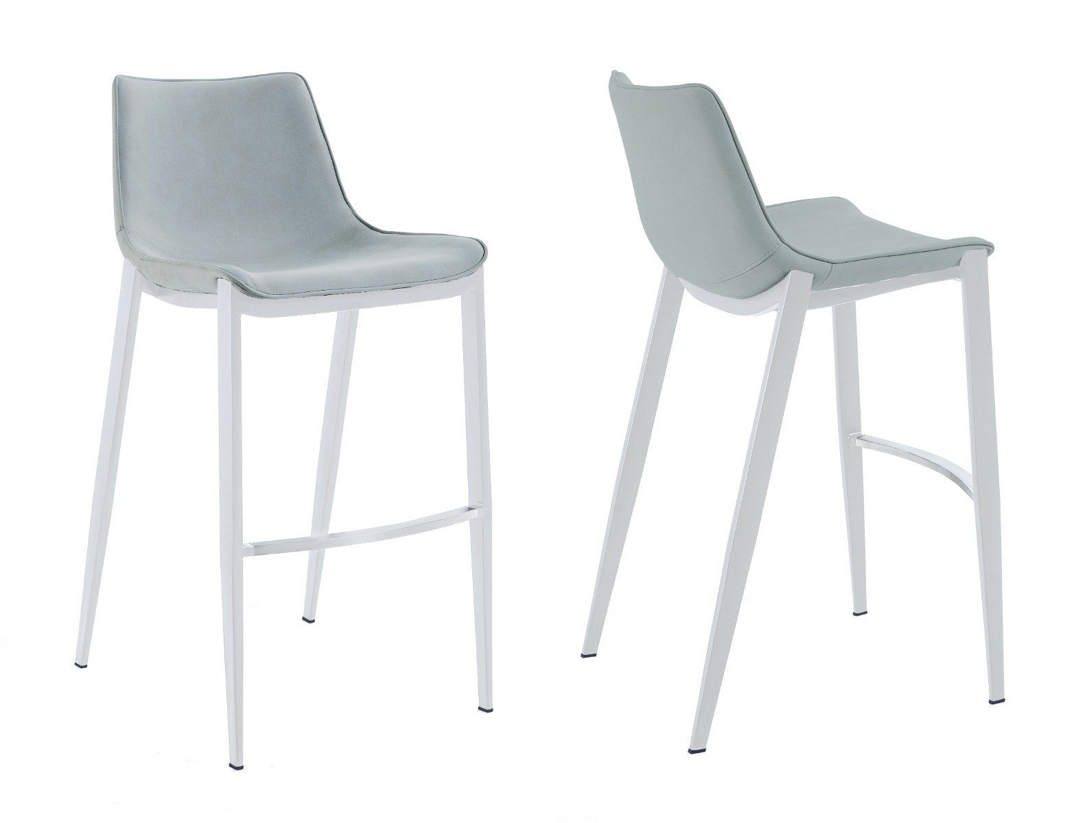 Modrest Jane - Modern Light Grey Counter Stool Set of 2 - Image 3