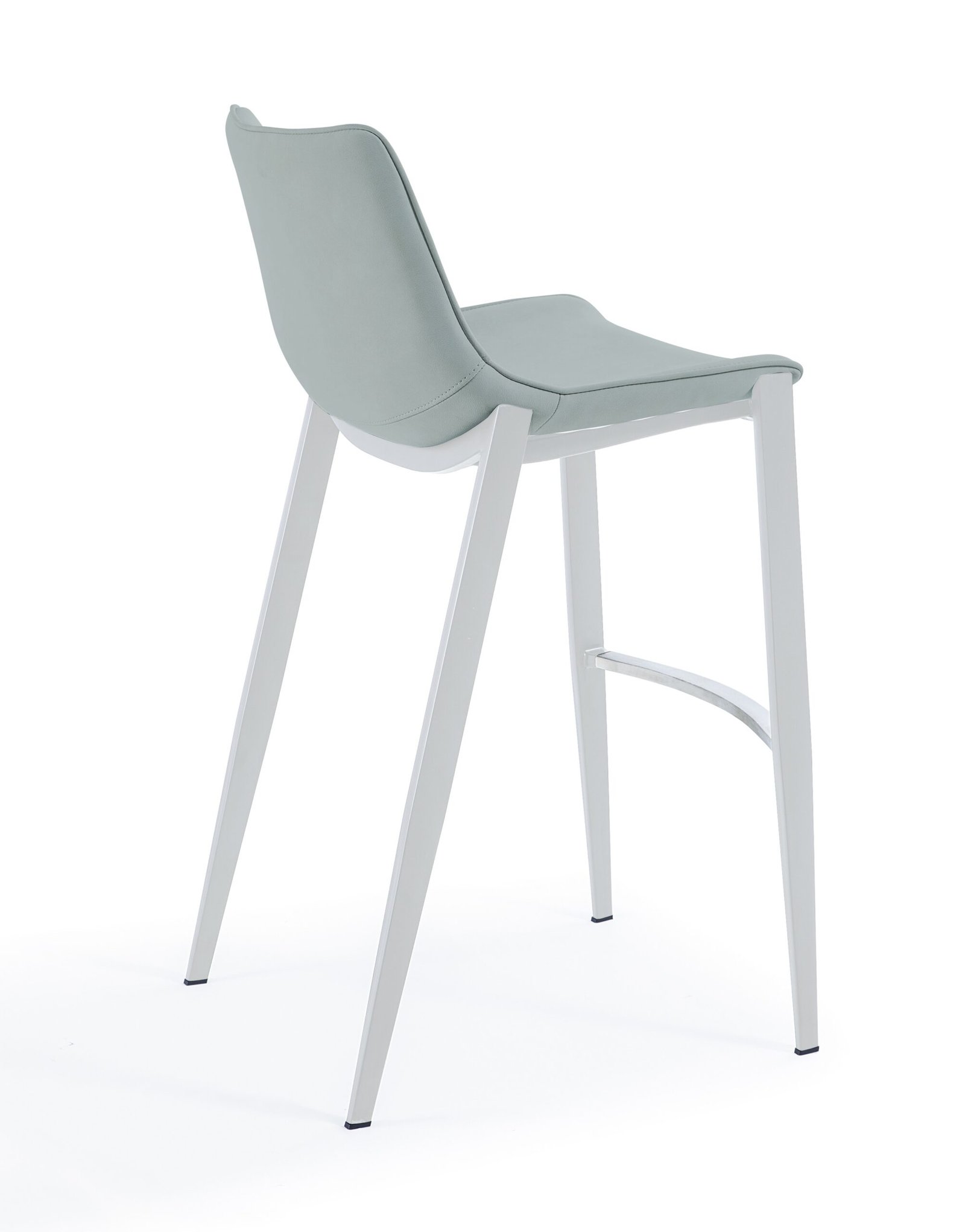 Modrest Jane - Modern Light Grey Counter Stool Set of 2 - Image 2