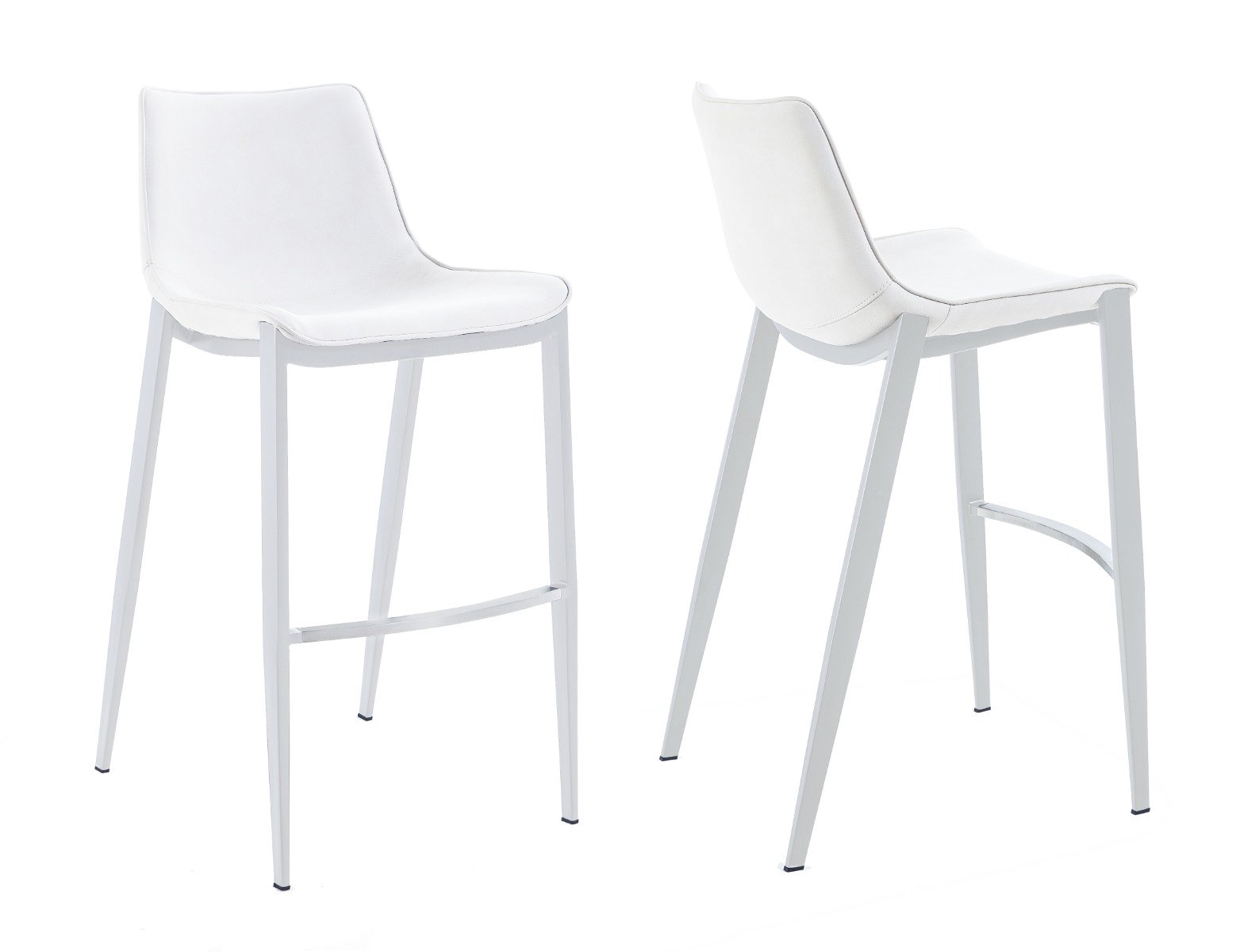 Modrest Jane - Modern White Counter Stool Set of 2 - Image 3