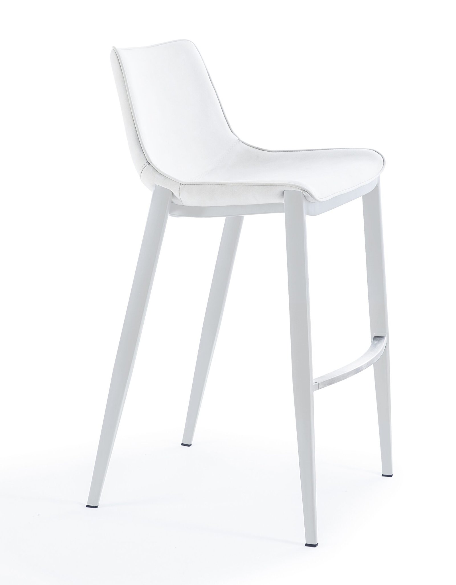 Modrest Jane - Modern White Counter Stool Set of 2