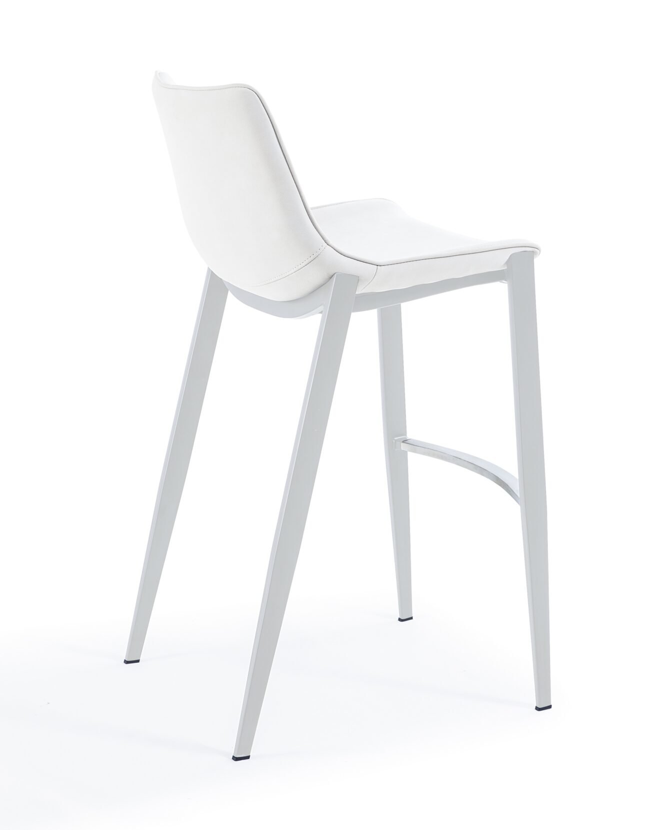 Modrest Jane - Modern White Counter Stool Set of 2 - Image 2