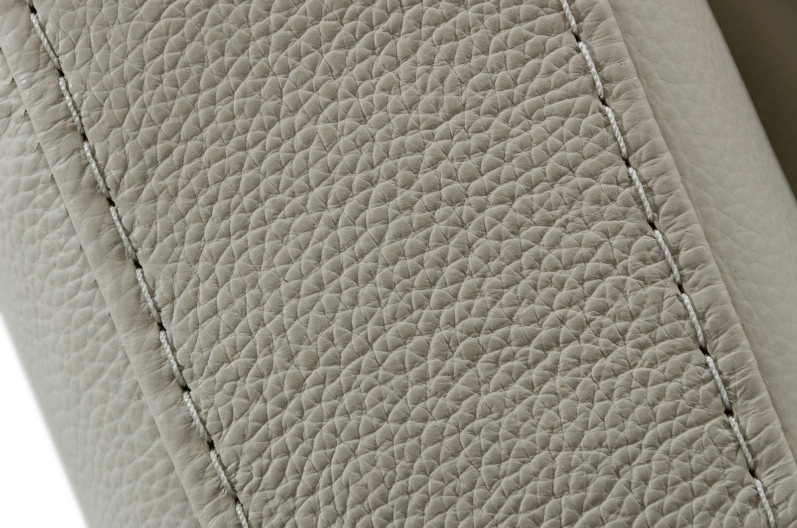 Divani Casa Janina - Modern Light Grey Leather Sofa - Image 4