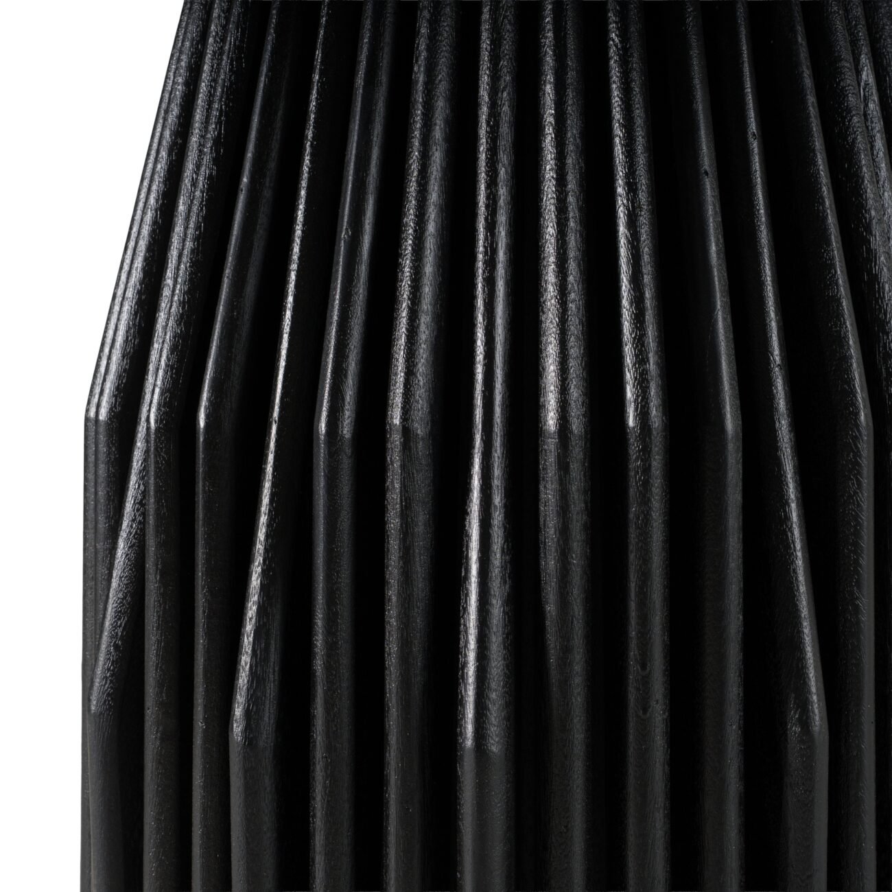 Modrest Jenna - Modern Black Marble + Black Mango Round Dining Table - Image 5