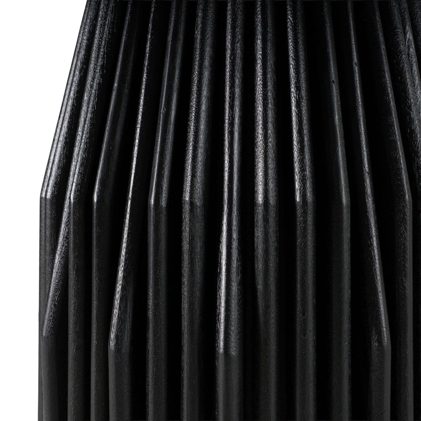 Modrest Jenna - Modern Black Marble + Black Mango Round Dining Table - Image 5