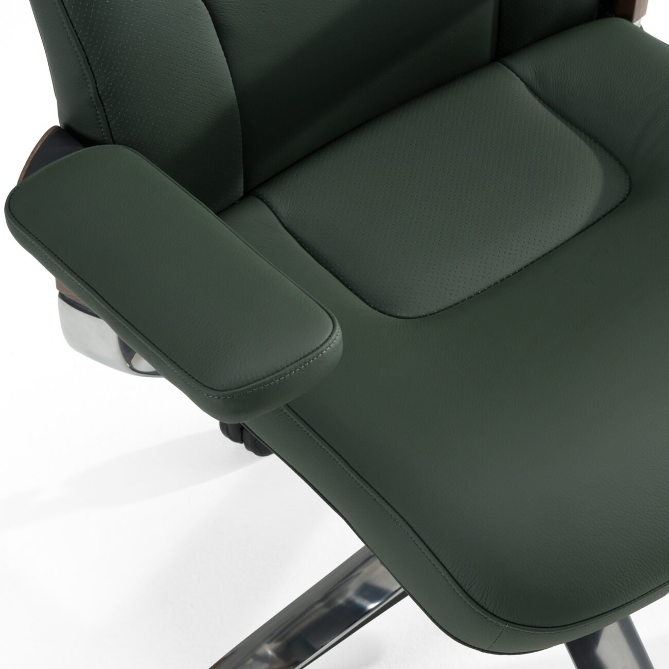 Modrest Johnson - Modern Green Leather Executive Office Chair - Image 5
