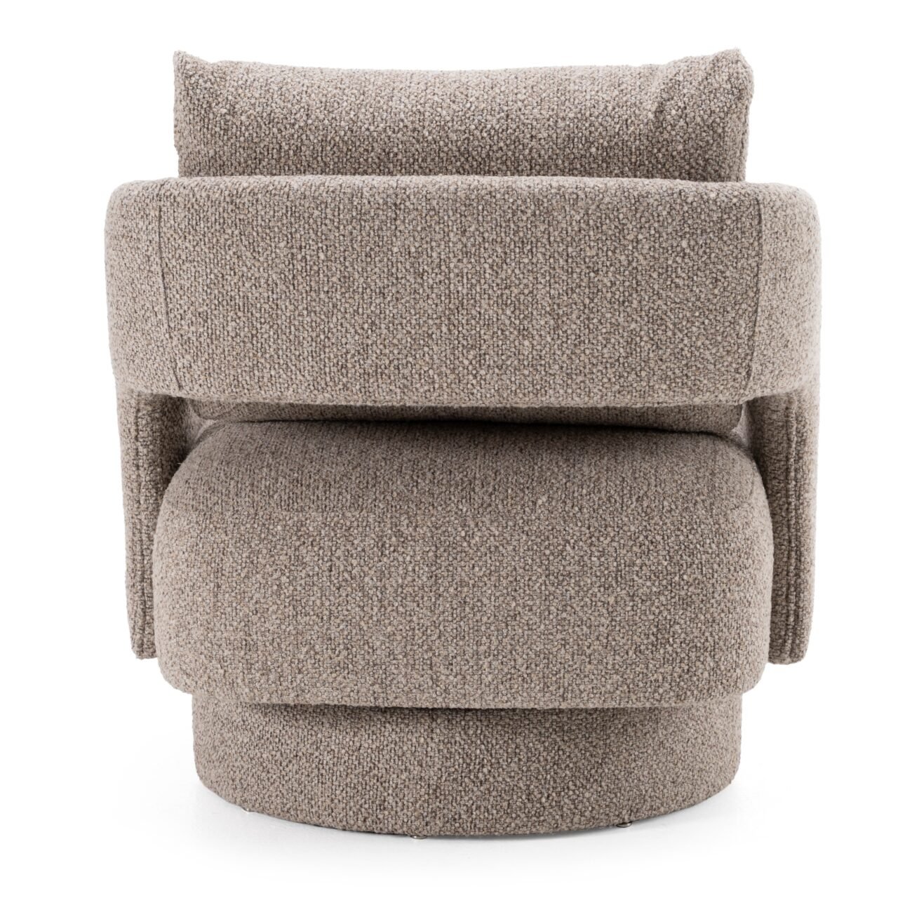 Divani Casa Johnny - Modern Brown Fabric Accent Chair - Image 4