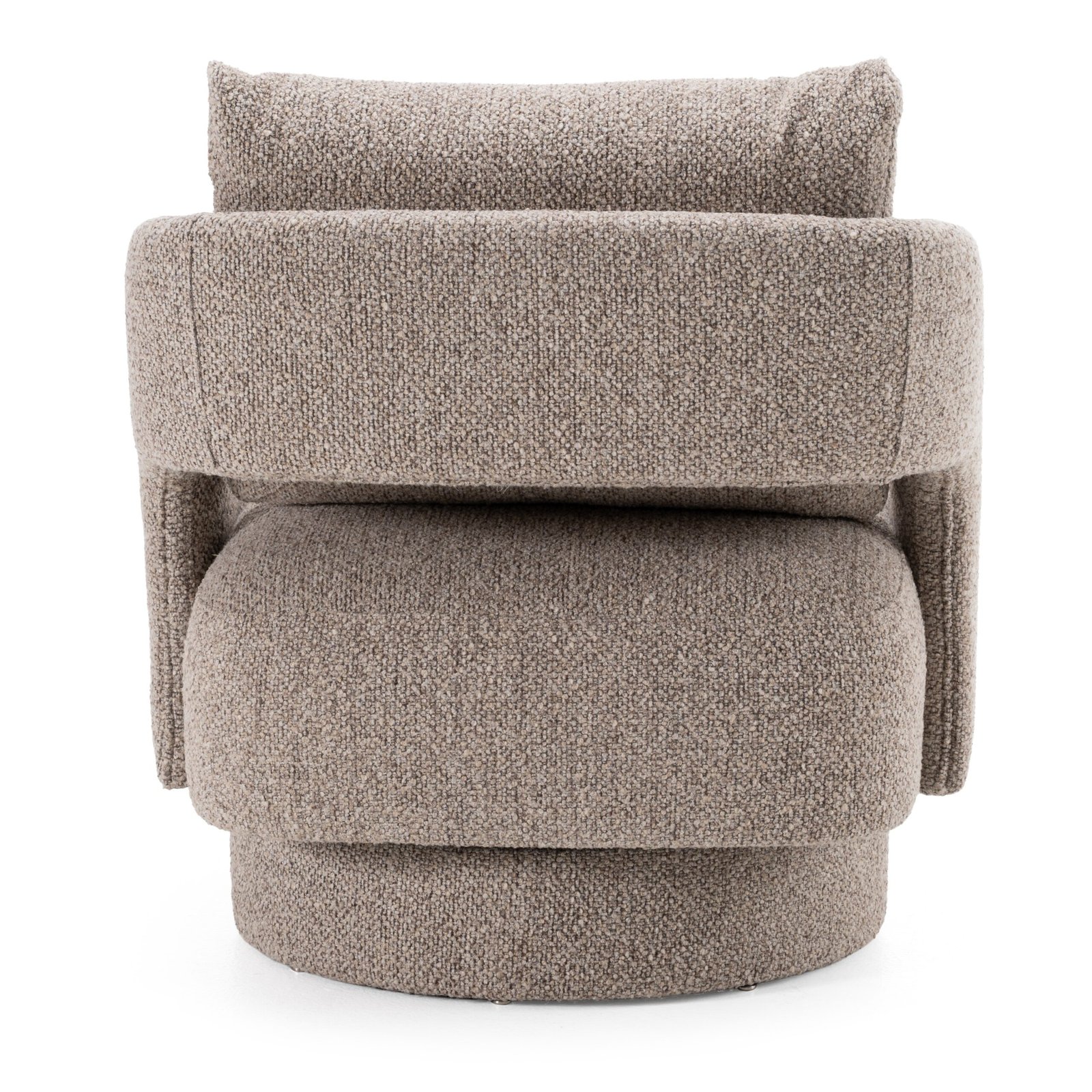 Divani Casa Johnny - Modern Brown Fabric Accent Chair - Image 4