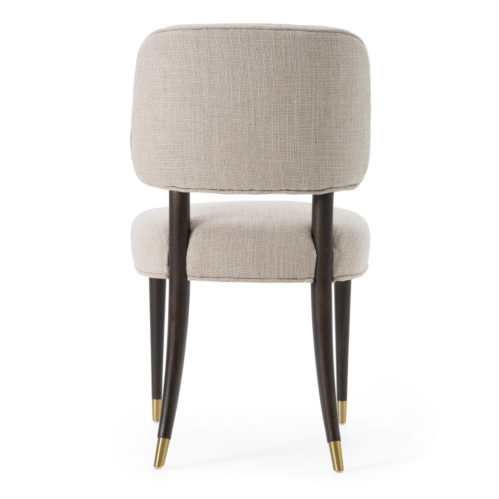 Modrest Kathy - Modern Beige Fabric + Oak Dining Side Chair (Set of 2) - Image 4