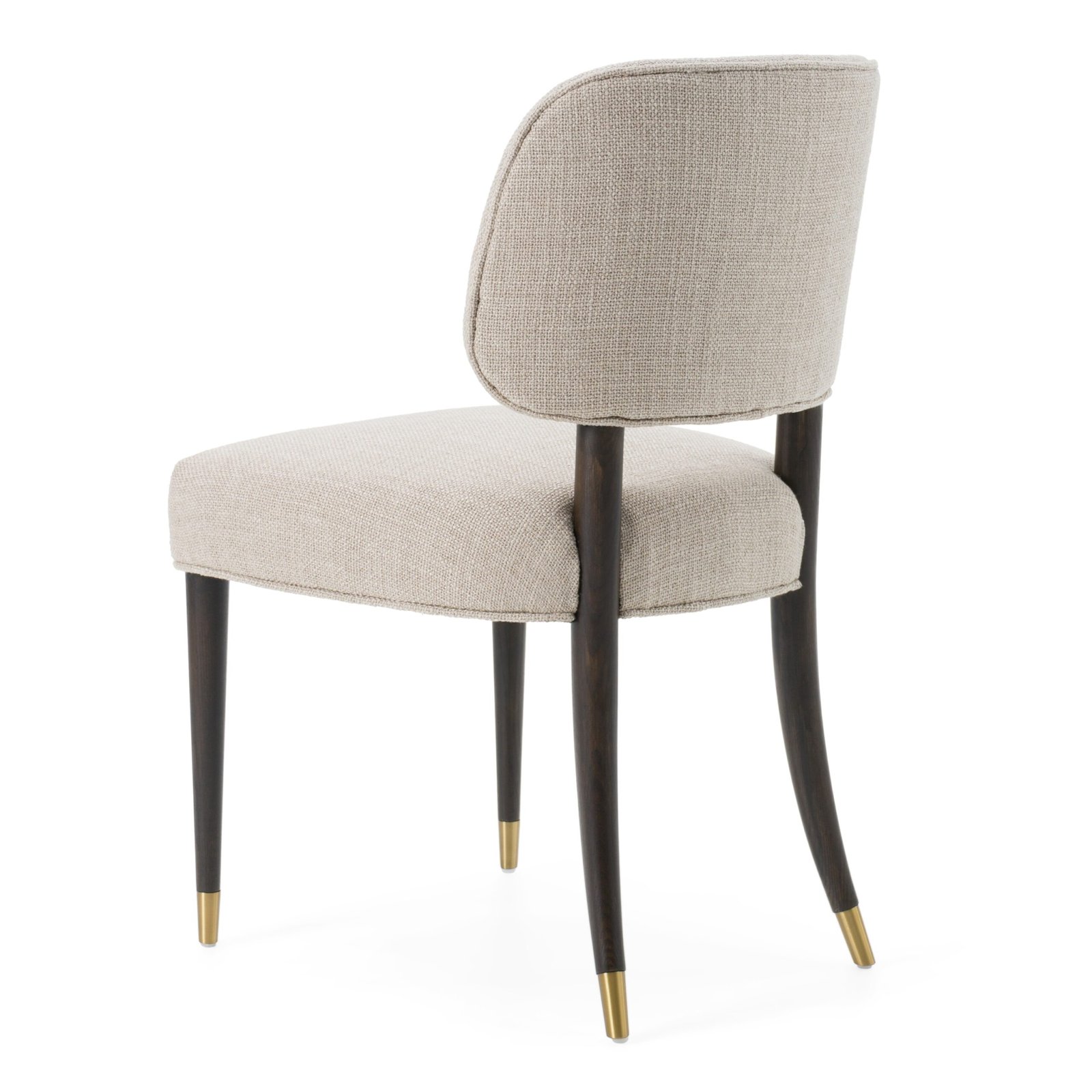 Modrest Kathy - Modern Beige Fabric + Oak Dining Side Chair (Set of 2) - Image 5