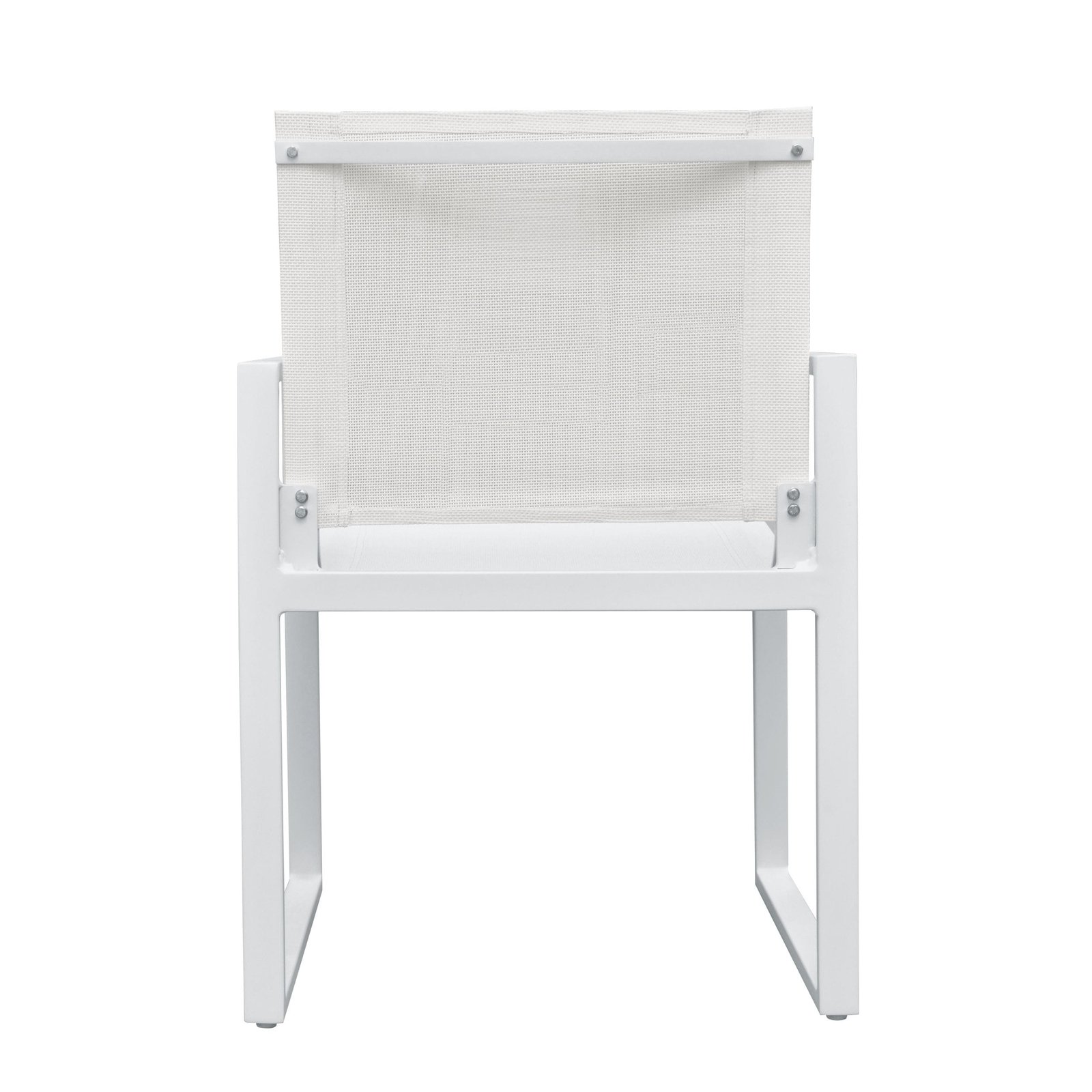 Renava Kayak - Modern White Outdoor Dining Armchair (Set of 2) - Image 4