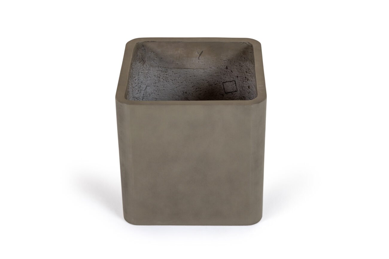 Modrest Kerens - Modern Grey Concrete Planter - Image 2