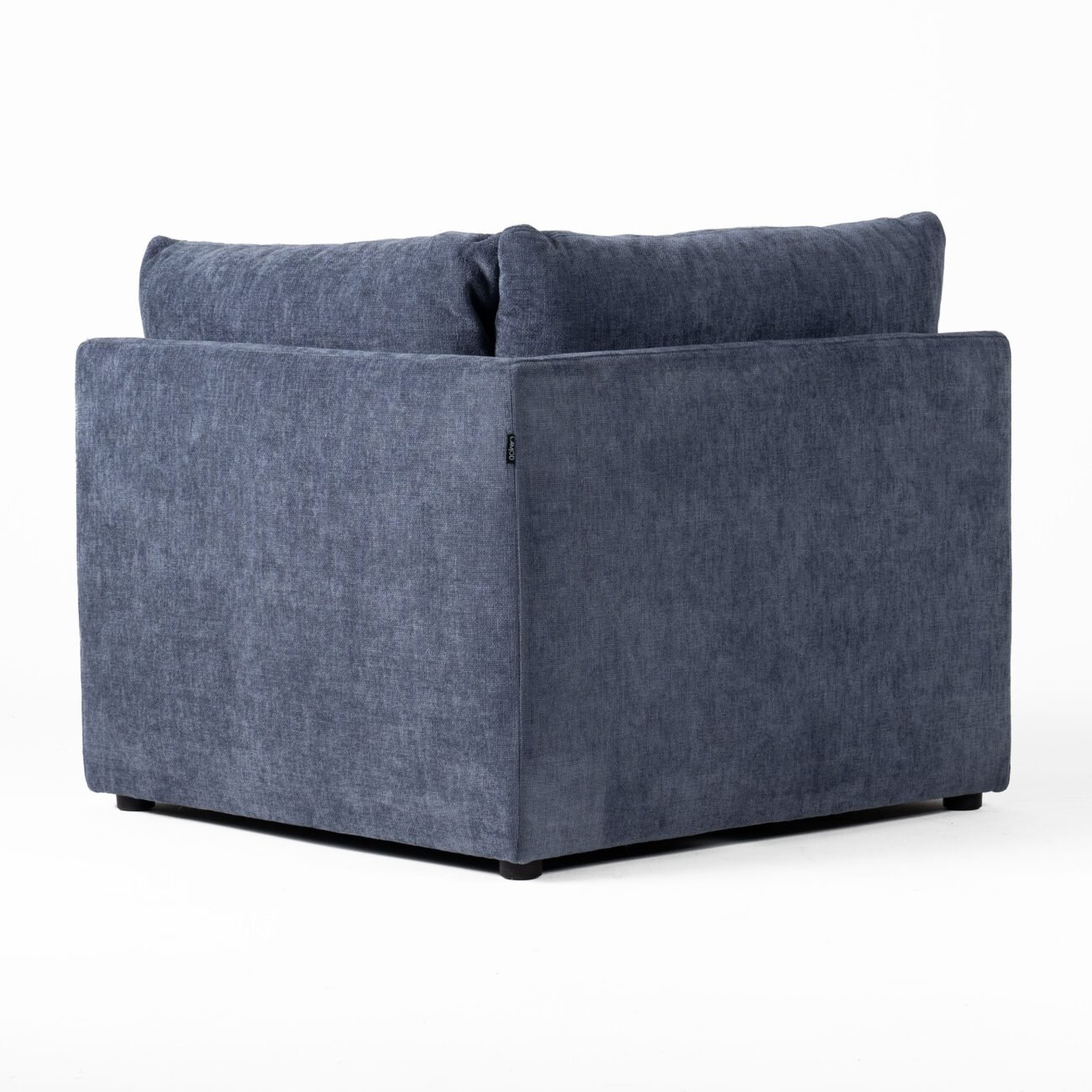 Divani Casa Kinsey - Modern Blue Fabric Modular Corner Seat - Image 2