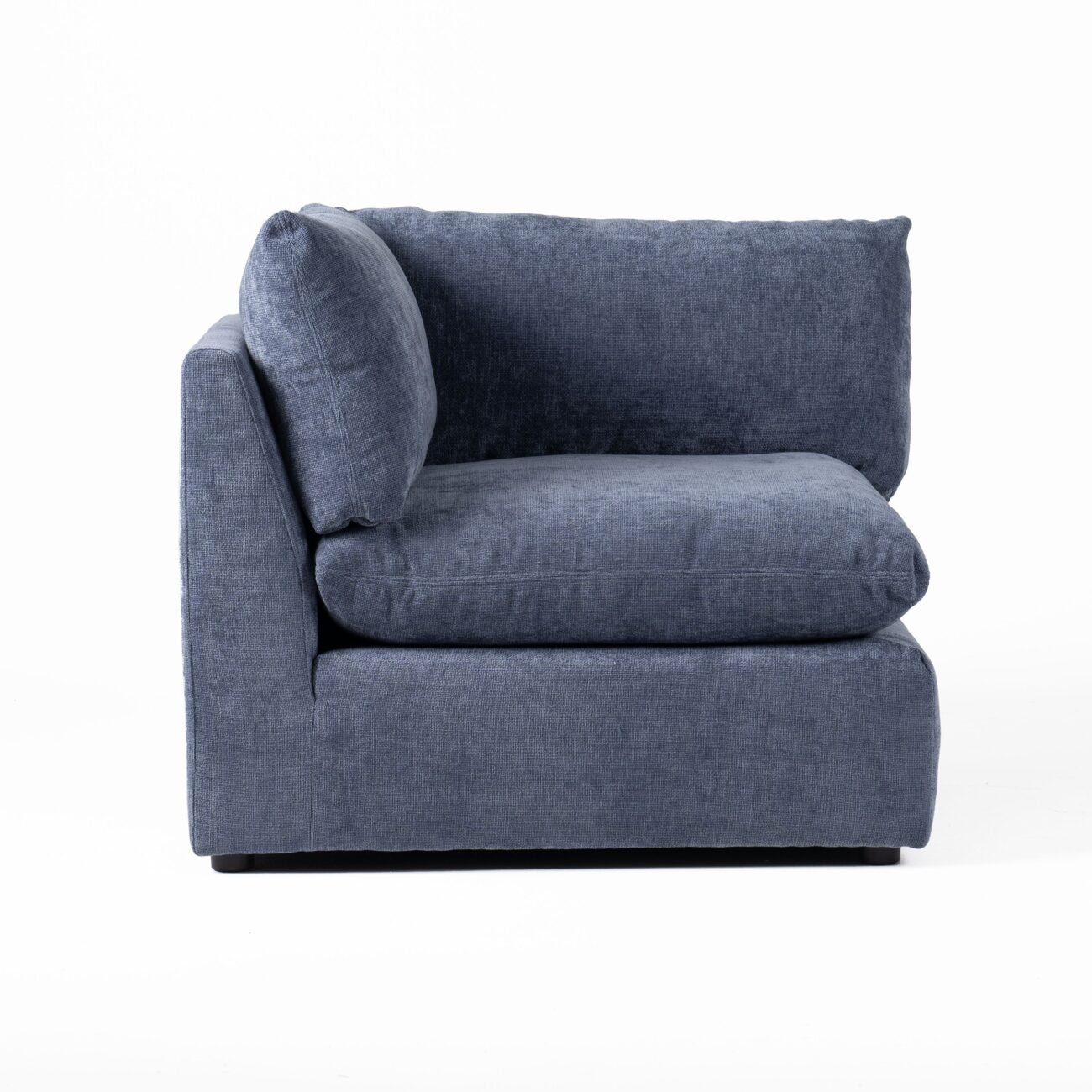 Divani Casa Kinsey - Modern Blue Fabric Modular Corner Seat - Image 3