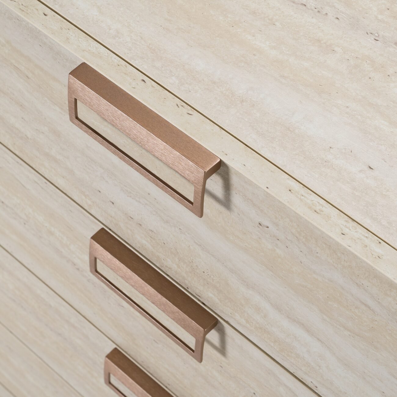Lamod Italia Lago - Modern Faux Travertine Chest - Image 4