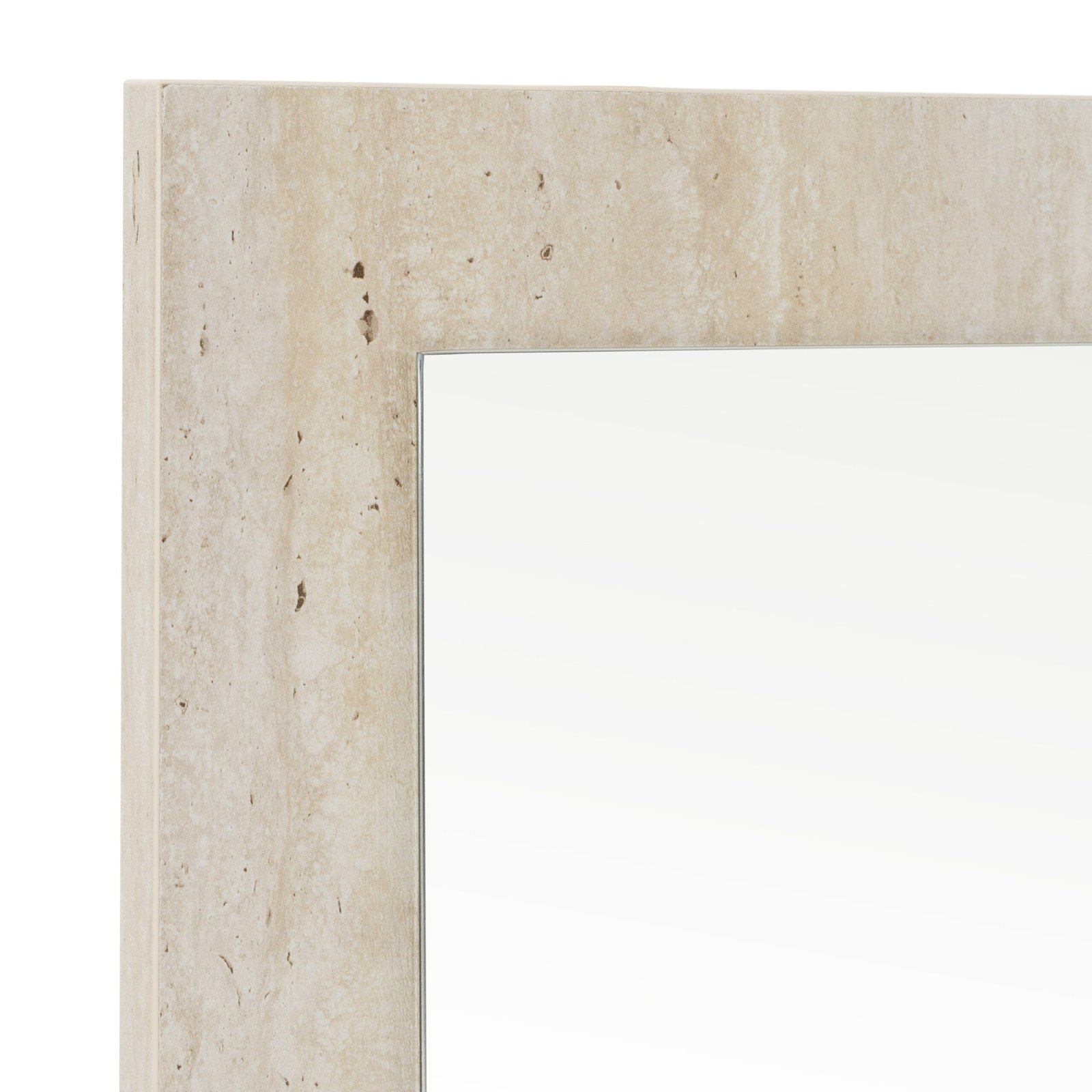 Lamod Italia Lago - Modern Faux Travertine Mirror - Image 2