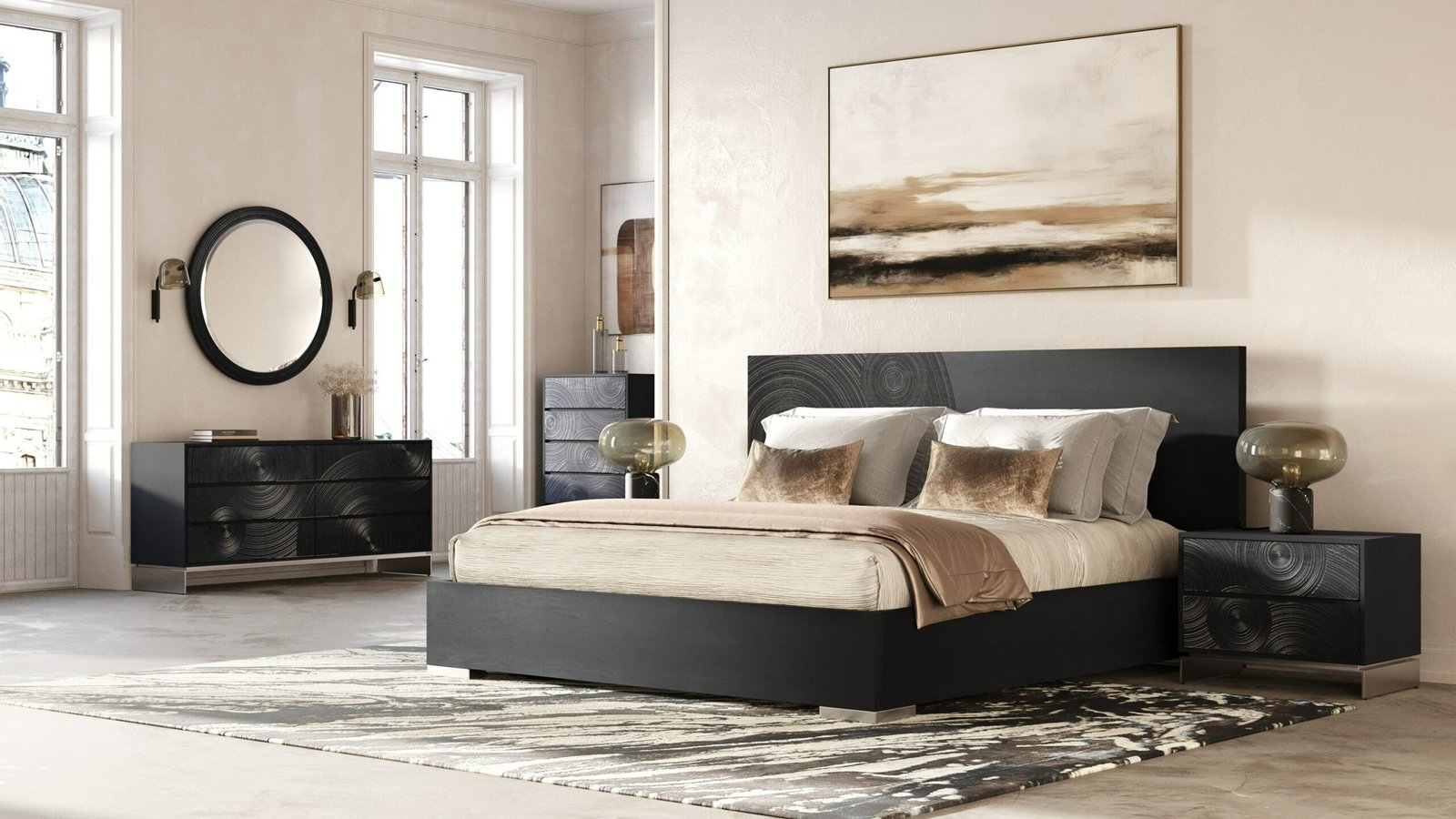 Lamod Cirque - Modern Black Ash Chest - Image 2