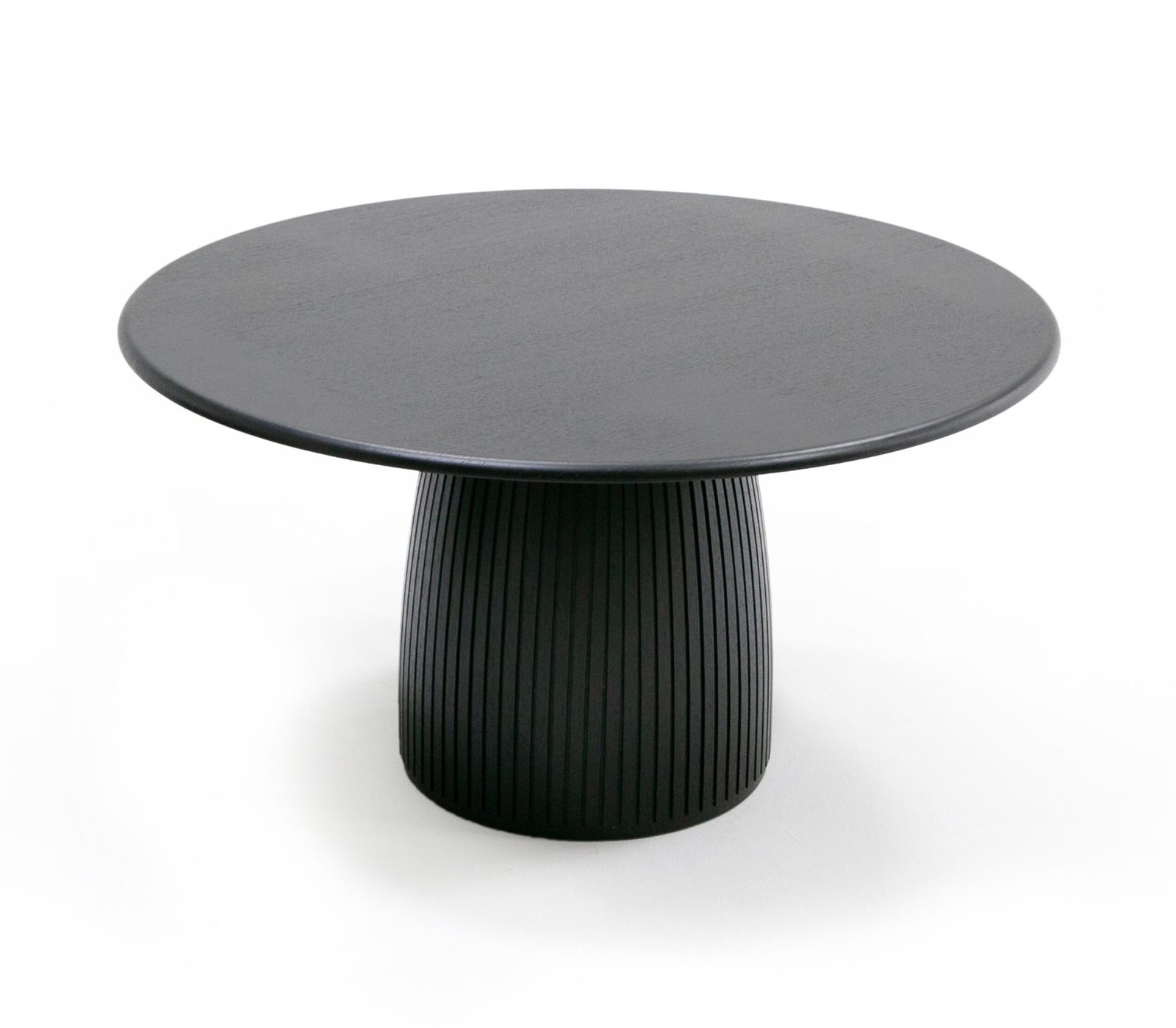 Modrest - Lander Modern Mid Century Black Oak Round Dining Table - Image 4