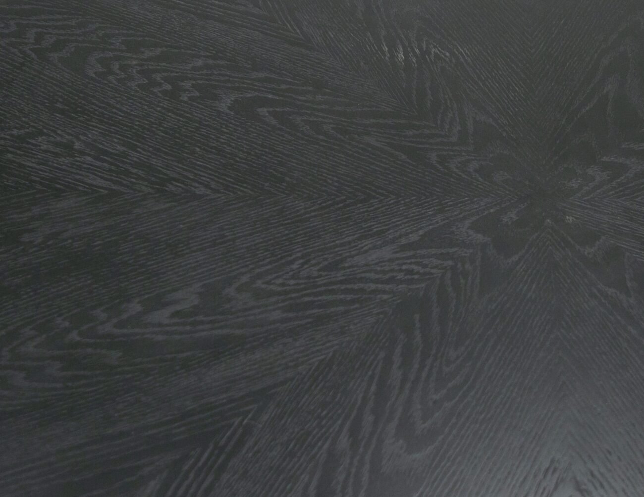 Modrest -  Lander Modern Mid Century Black Oak Round Dining Table - Image 5