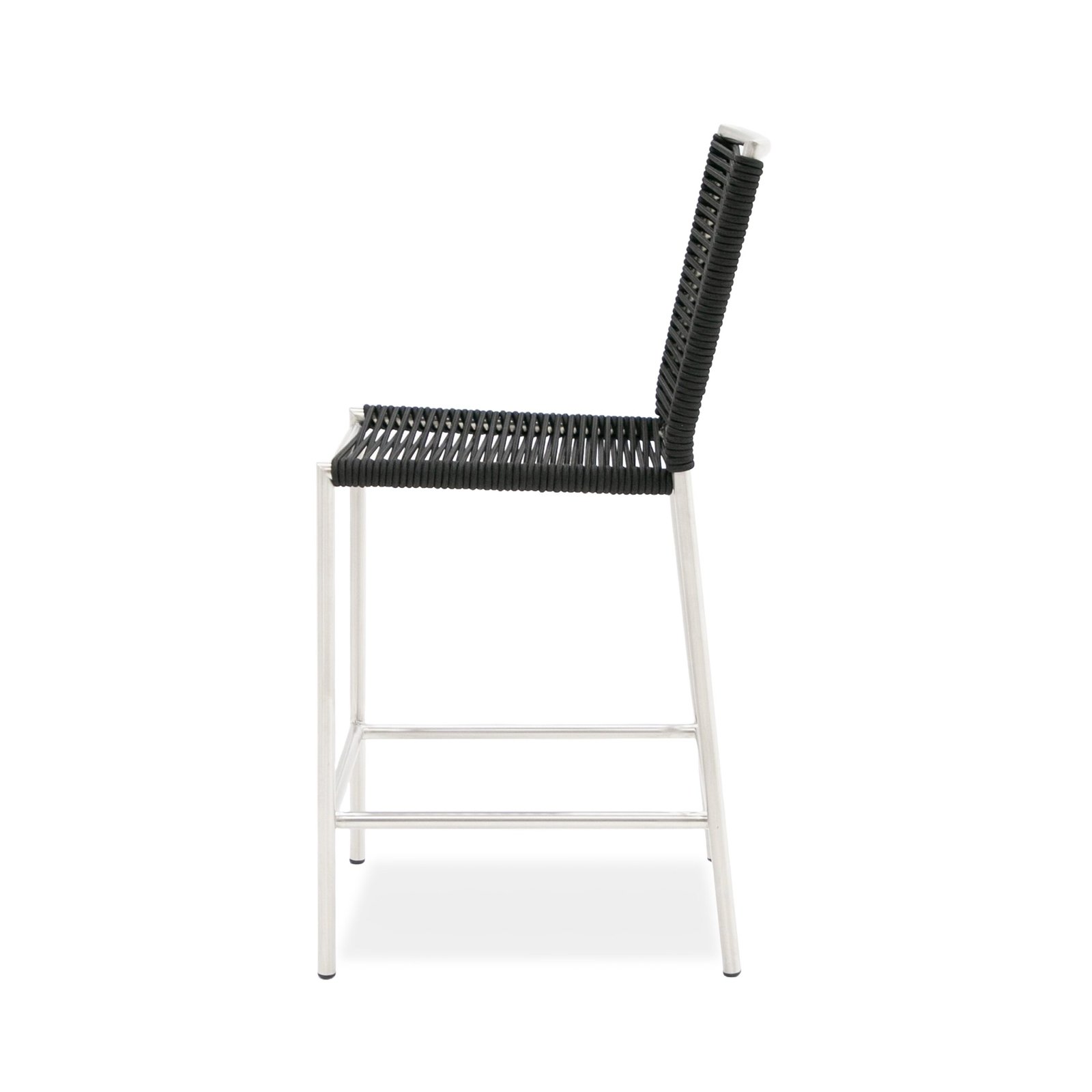 Modrest Lathrop - Modern Outdoor Black Counter Stool - Image 2