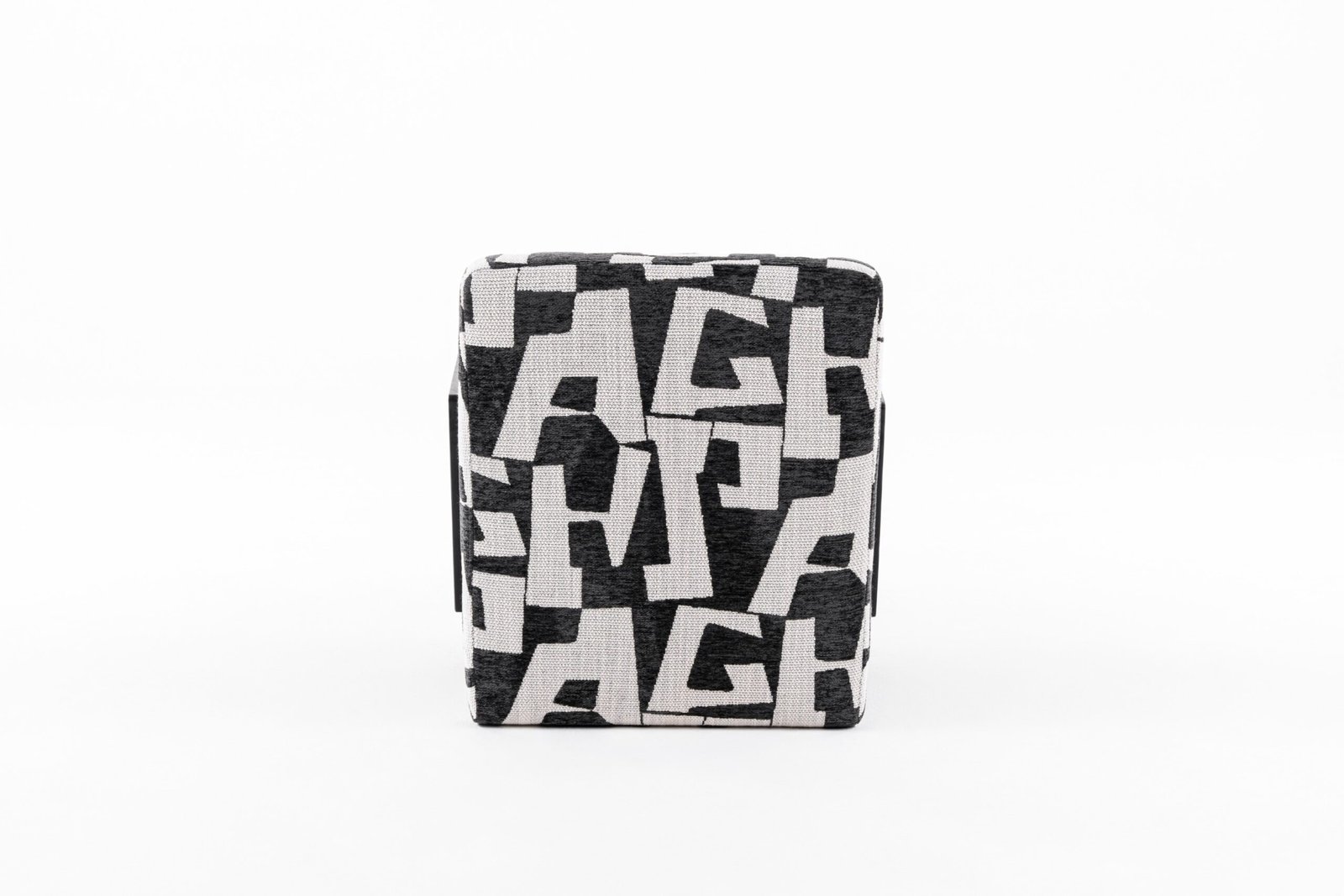 Modrest Leana - Modern Black & White Fabric Accent Chair - Image 3