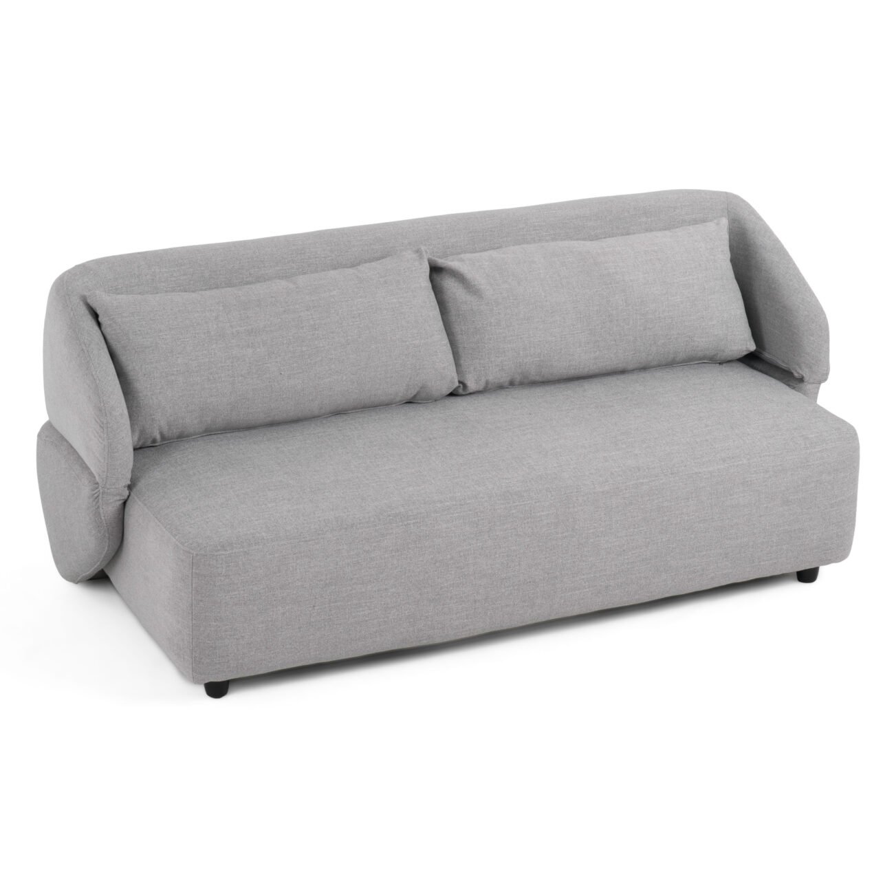 Divani Casa Lerner - Modern Light Grey Fabric Sofa Bed - Image 3