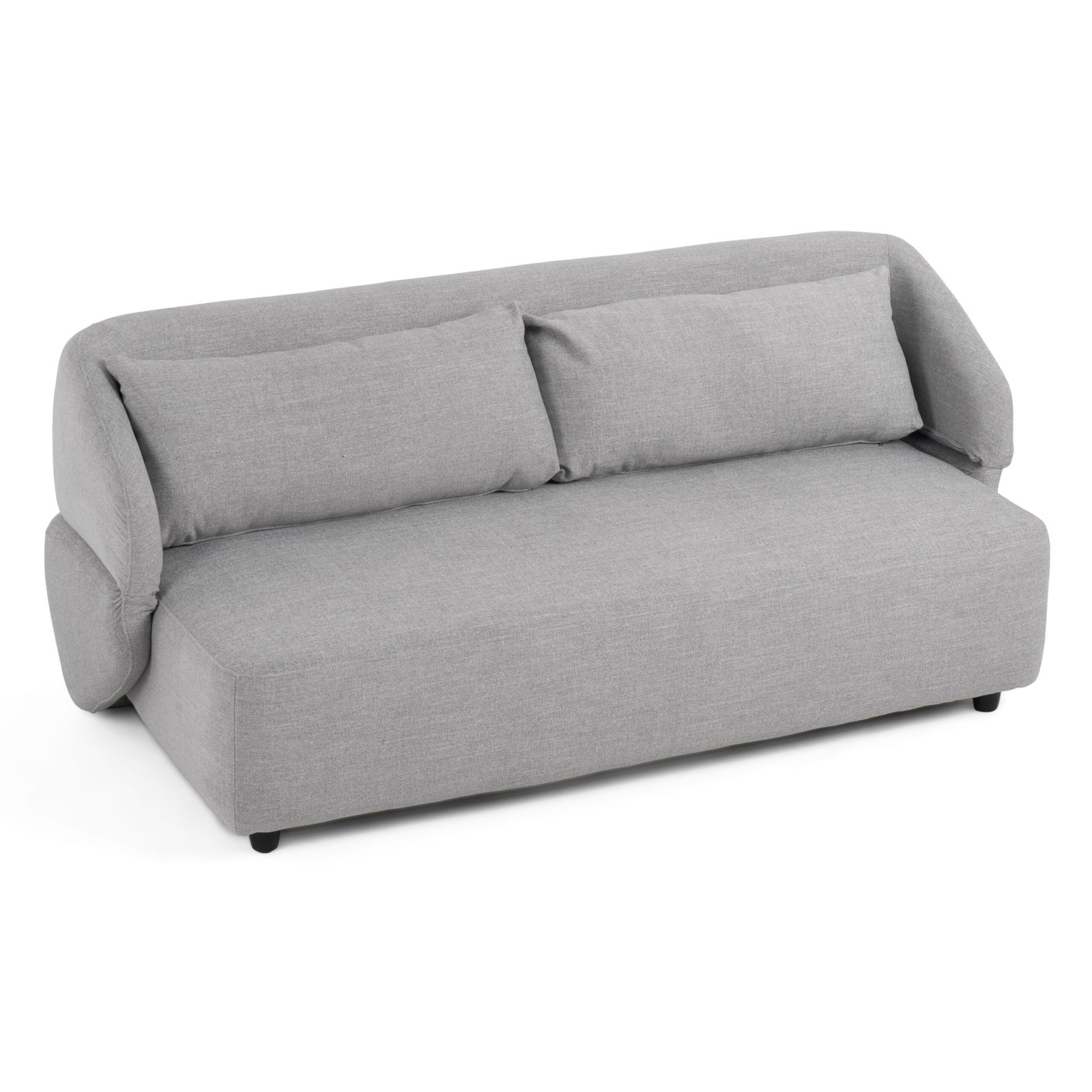 Divani Casa Lerner - Modern Light Grey Fabric Sofa Bed - Image 3