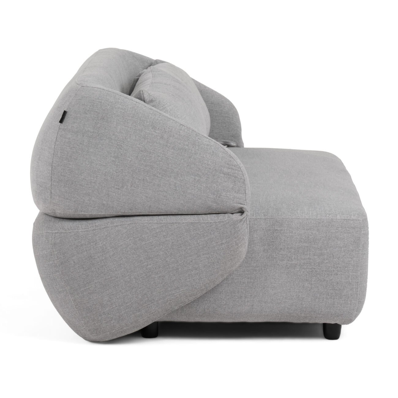 Divani Casa Lerner - Modern Light Grey Fabric Sofa Bed - Image 4